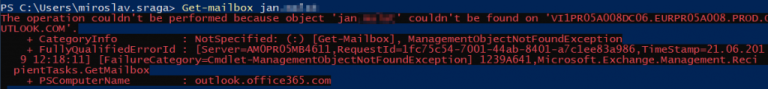 Exchange Online Get-mailbox