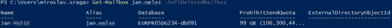 Get-Mailbox -SoftDeletedMailbox