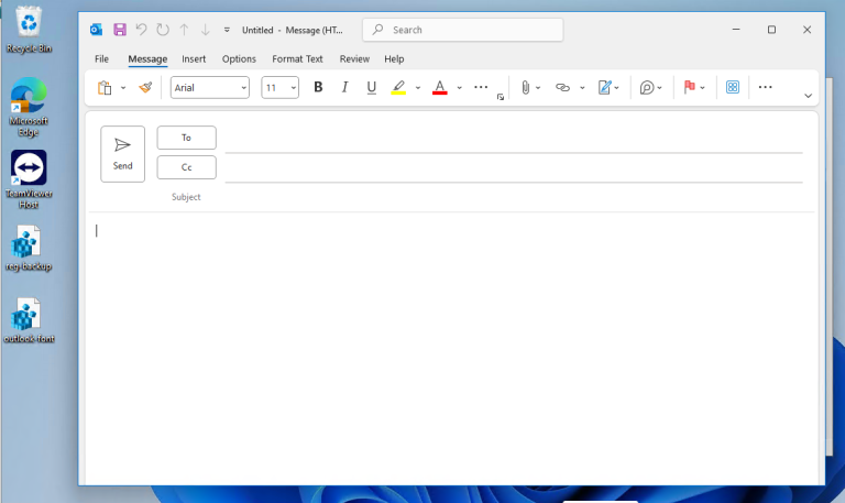Outlook Classic Desktop Font