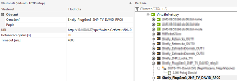 Loxone Virtual HTTP Input Shelly