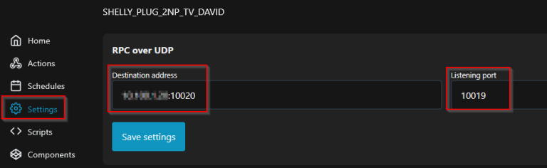Shelly RPC over UDP to Loxone